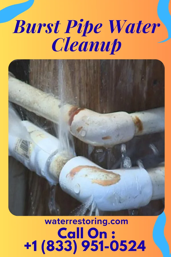 Burst Pipe Water Cleanup in Corning, MO
